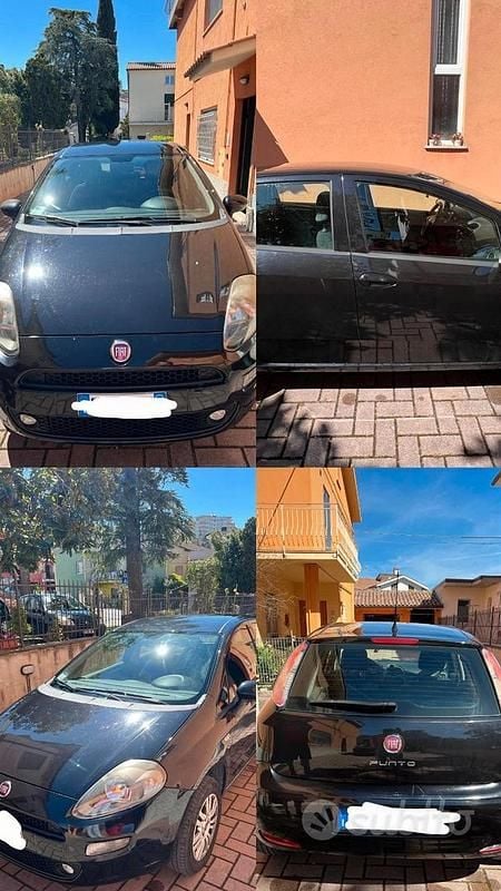 Usata Fiat Punto 70 CV (51 kW) 2015 Nero Utilitaria