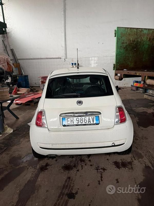Usata Fiat 500 75 CV (55 kW) 2011 Bianco Berlina