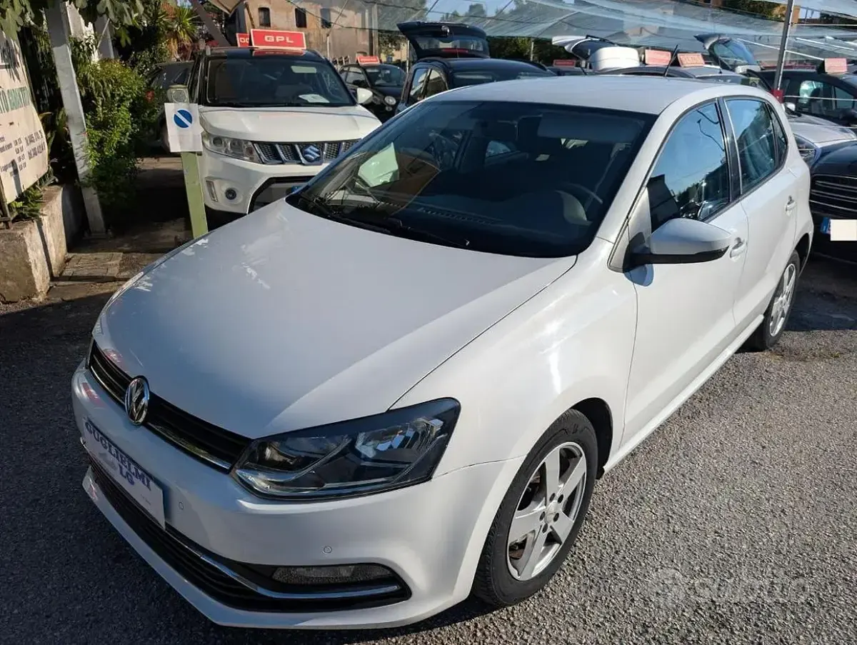 Usata VW Polo 75 CV (55 kW) 2017 Bianco Berlina