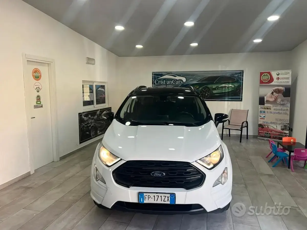 Usata Ford Ecosport ST-Line 99 CV (72 kW) 2018 Bianco SUV
