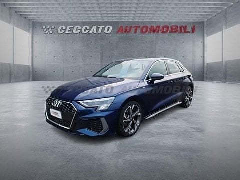 Usata Audi A3 Sportback S-Line 116 CV (85 kW) 2023 Blu Utilitaria