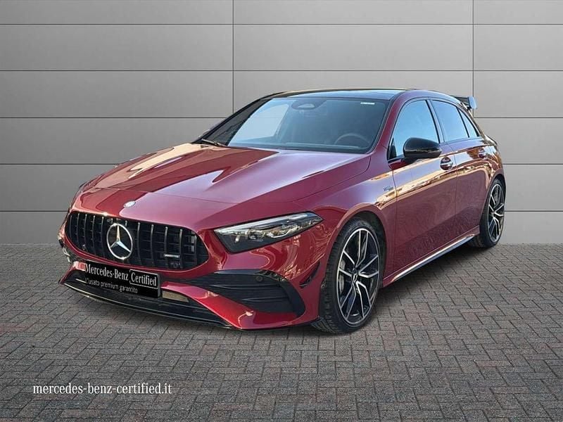Usata Mercedes A35 AMG Advanced Plus 306 CV (225 kW) 2025 Rosso patagonia manufaktur Berlina