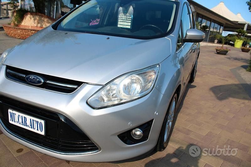 Usata Ford C-MAX Titanium 115 CV (84 kW) 2014 Argento Monovolume