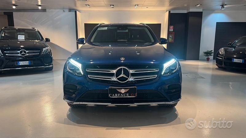 Usata Mercedes GLC220 170 CV (125 kW) 2019 Blu SUV