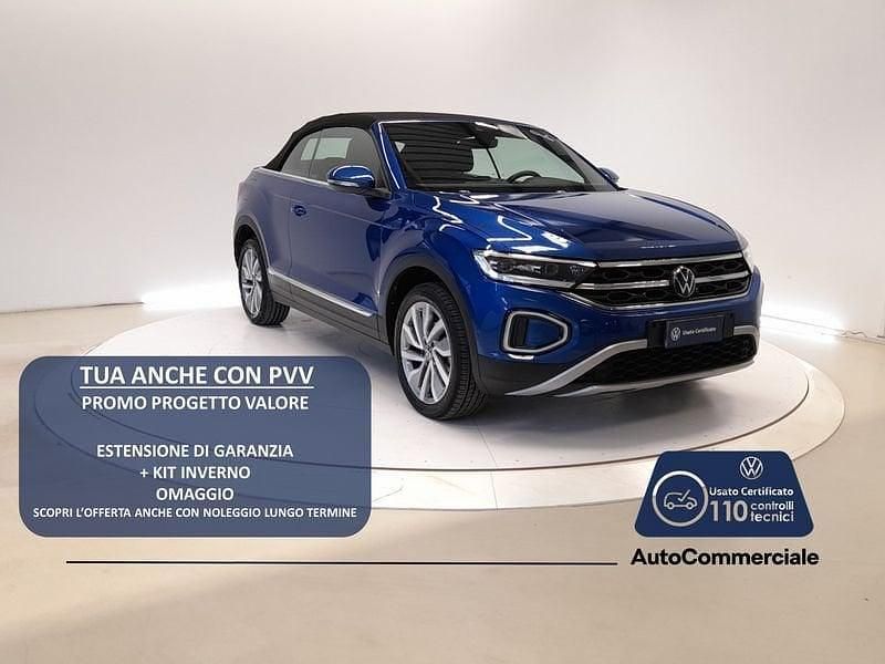 Usata VW T-Roc Style 110 CV (80 kW) 2022 Blu SUV