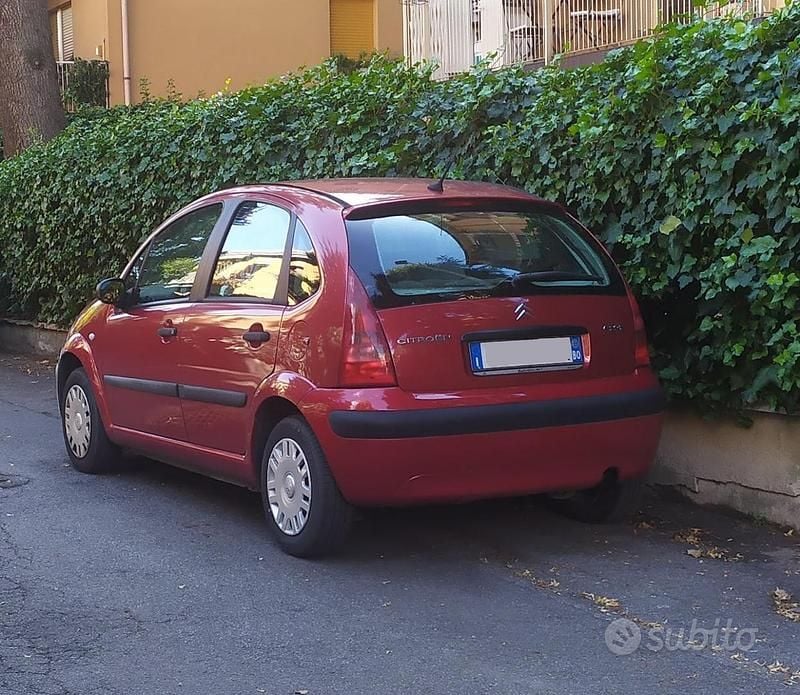 Usata Citroën C3 Elegance 60 CV (44 kW) 2002 Rosso Utilitaria