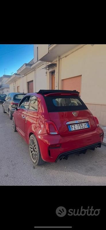 Usata Abarth 500C 135 CV (99 kW) 2012 Rosso Cabrio