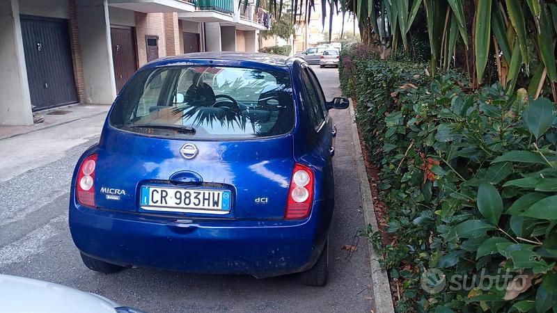 Usata Nissan Micra 82 CV (60 kW) 2003 Blu Berlina