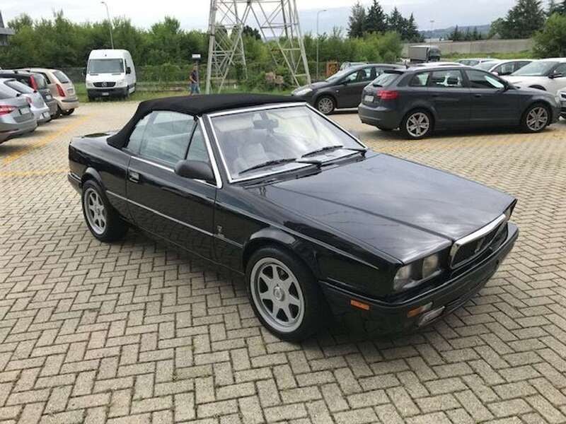Usata Maserati Biturbo 224 CV (164 kW) 1990 Nero Cabrio