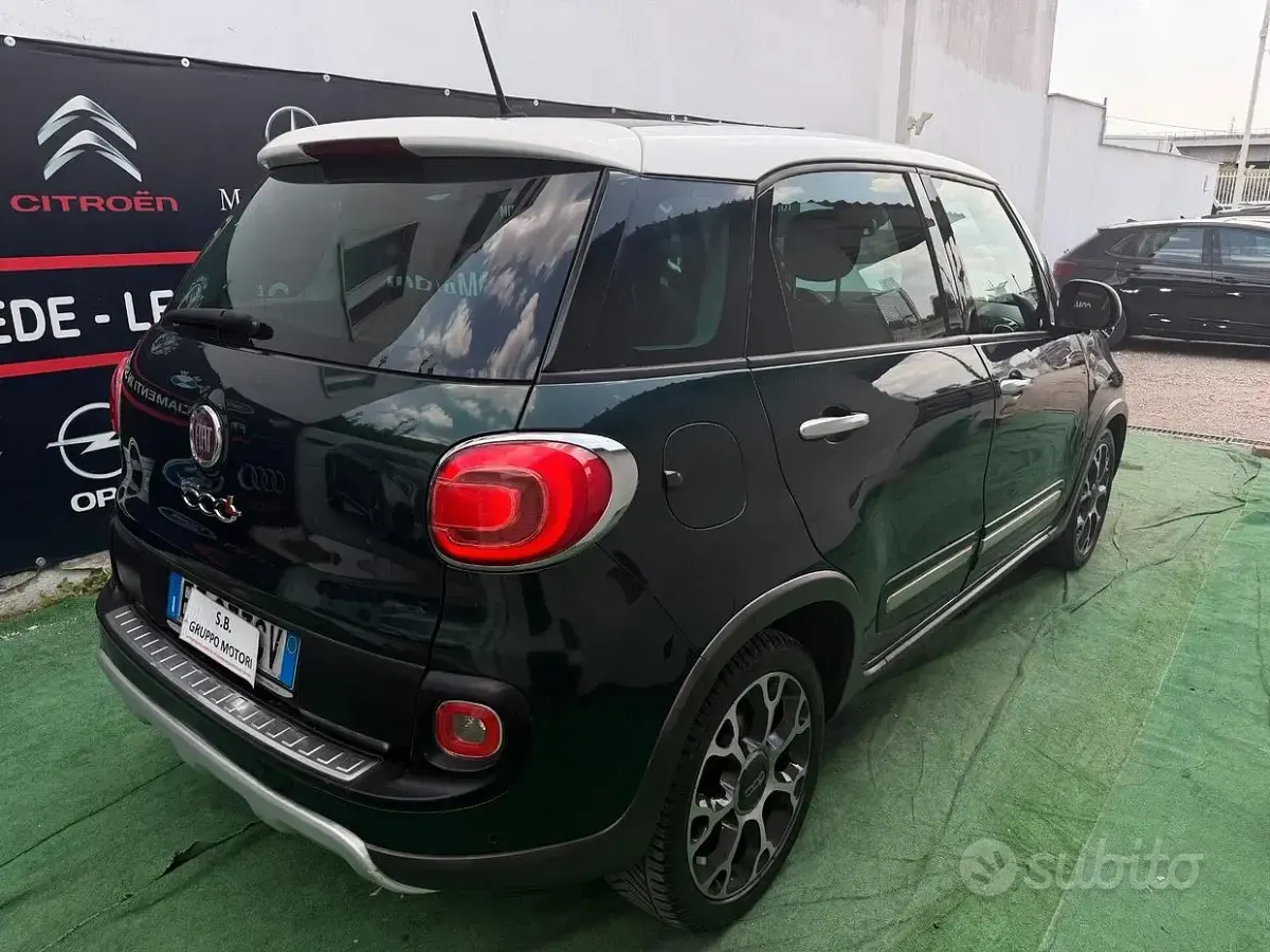 Usata Fiat 500L Trekking 85 CV (62 kW) 2014 Verde Monovolume