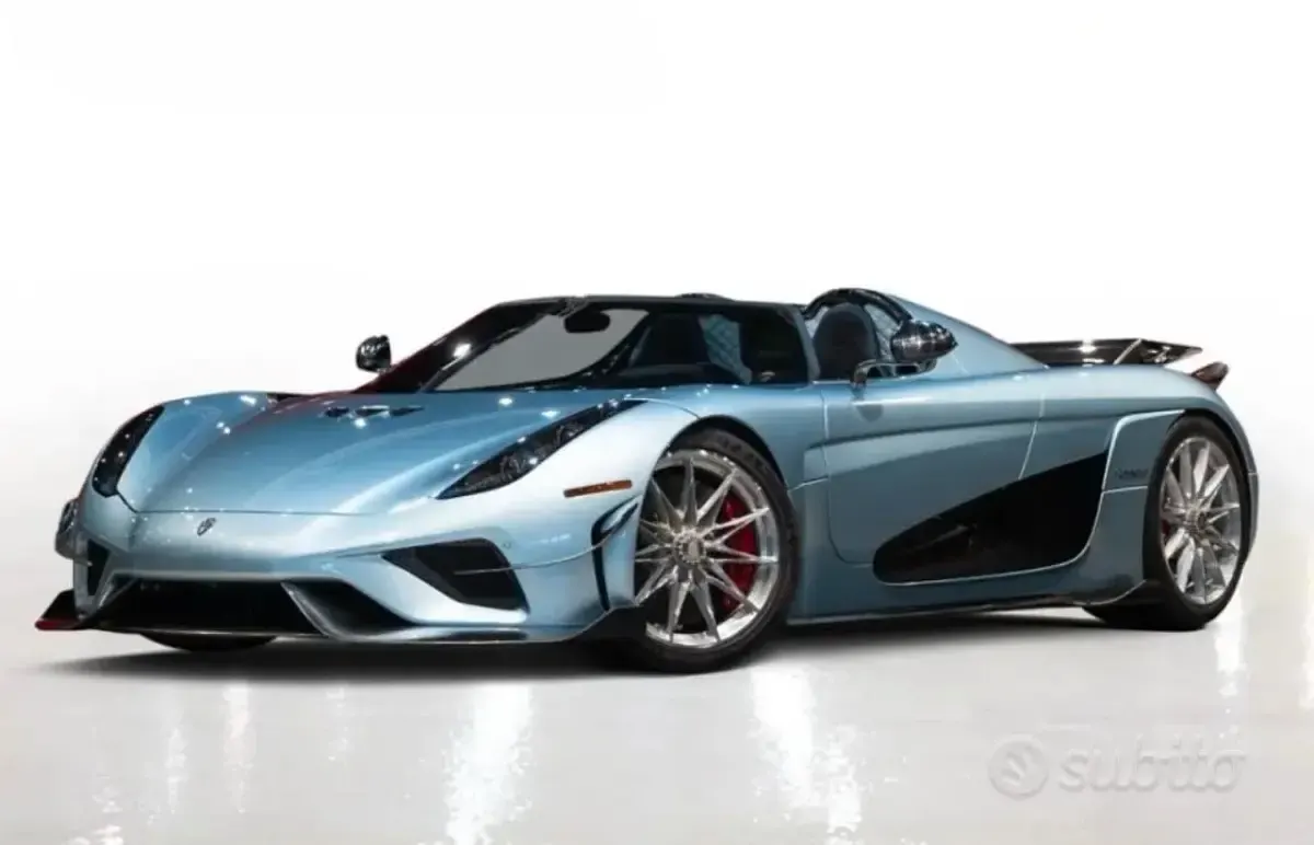 Usata Koenigsegg Regera 2021 Azzurro Cabrio