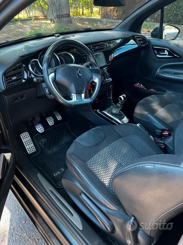 Usata Citroën DS3 112 CV (82 kW) 2011 Nero Coupé
