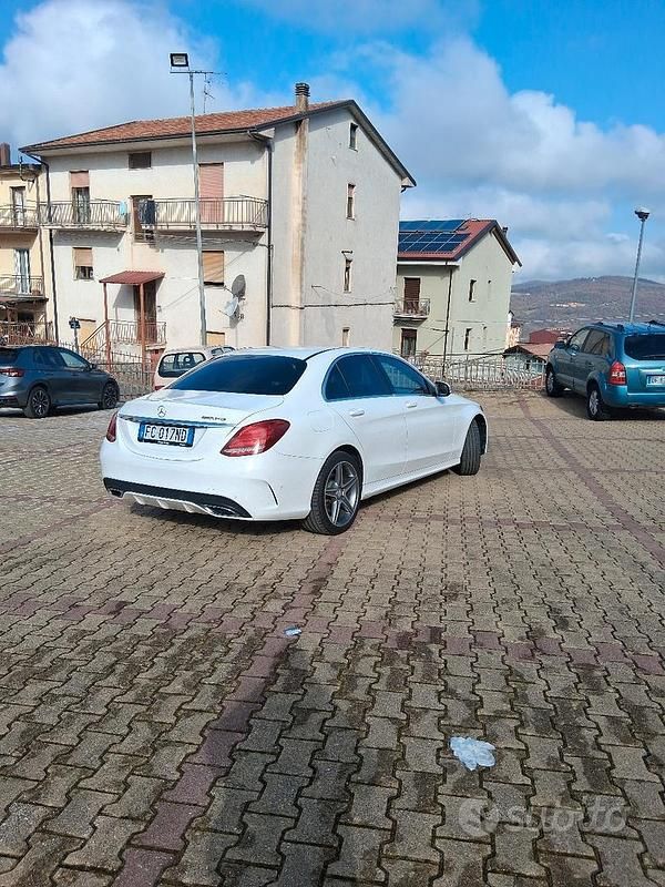 Usata Mercedes C220 Premium 170 CV (125 kW) 2016 Bianco Berlina