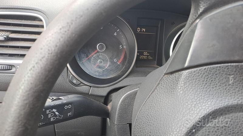 Usata VW Golf VI 2009 Nero Utilitaria