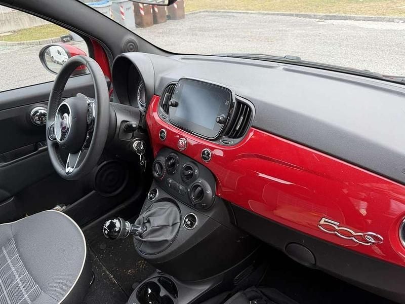 Usata Fiat 500C S 69 CV (50 kW) 2019 Rosso Cabrio