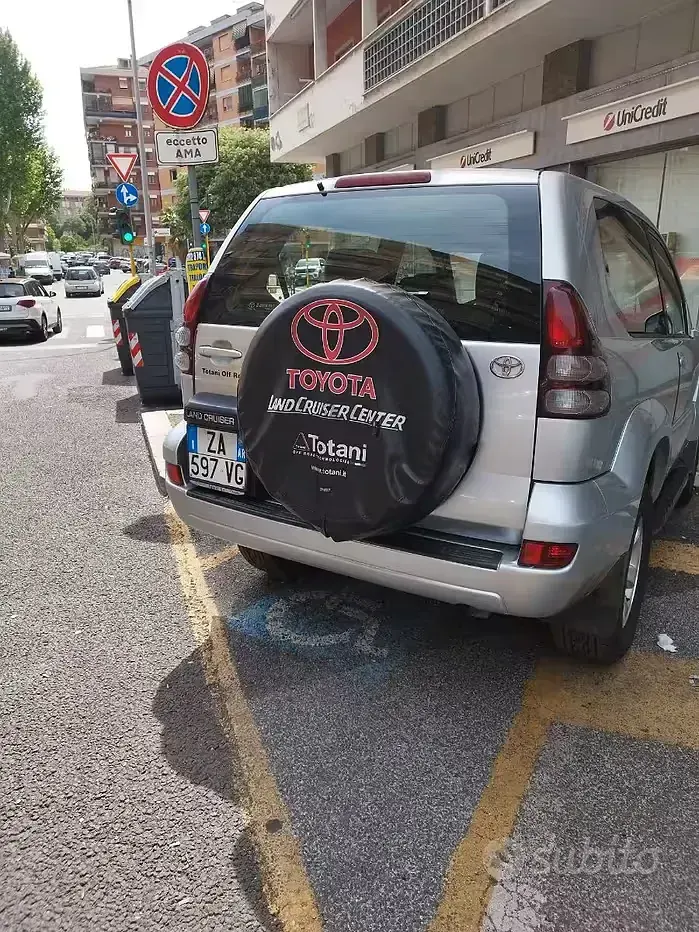 Usata Toyota Land Cruiser 166 CV (122 kW) 2004 Grigio SUV