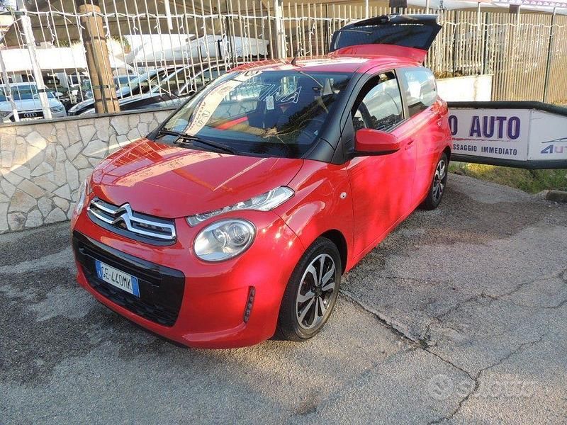 Usata Citroën C1 Shine 72 CV (52 kW) 2021 Rosso Utilitaria