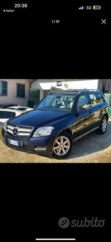 Usata Mercedes GLK350 Premium 231 CV (169 kW) 2011 Blu SUV