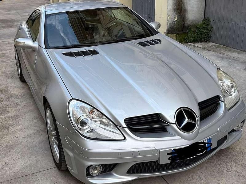 Usata Mercedes SLK55 AMG AMG 360 CV (264 kW) 2005 Argento Cabrio