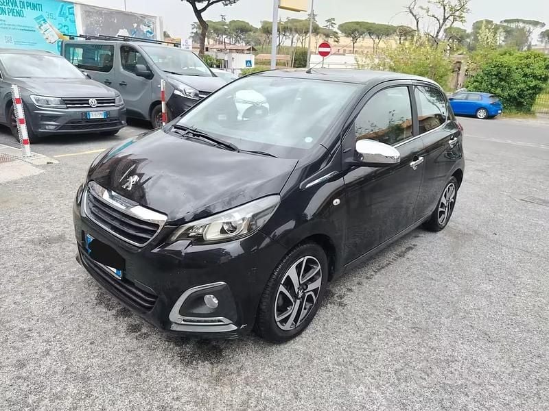 Usata Peugeot 108 Active 69 CV (50 kW) 2017 Nero Utilitaria