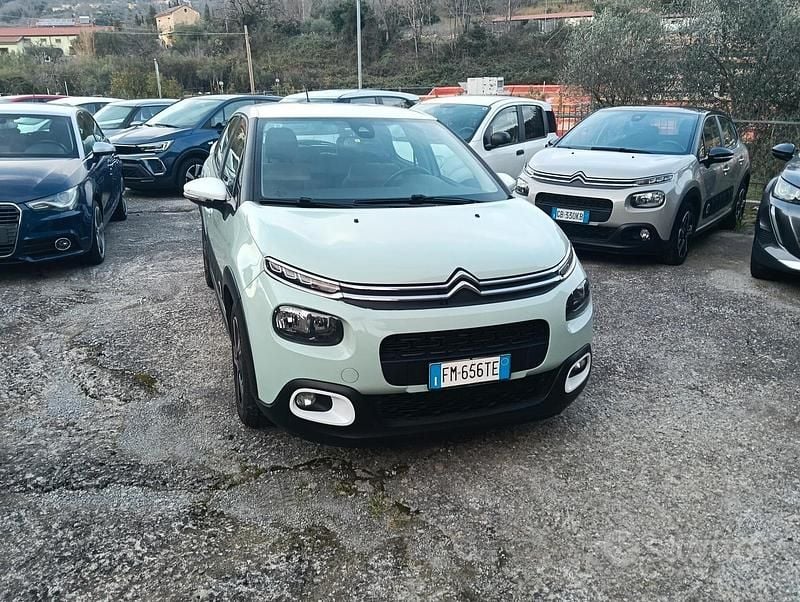 Usata Citroën C3 Shine 74 CV (54 kW) 2018 Verde Utilitaria