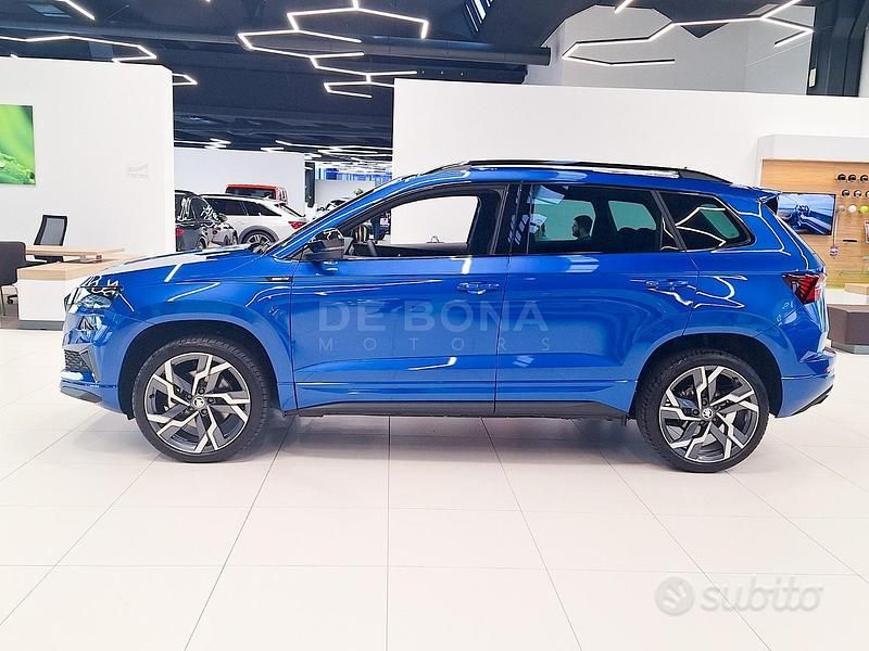 Usata Skoda Karoq SportLine 150 CV (110 kW) 2024 Azzurro SUV