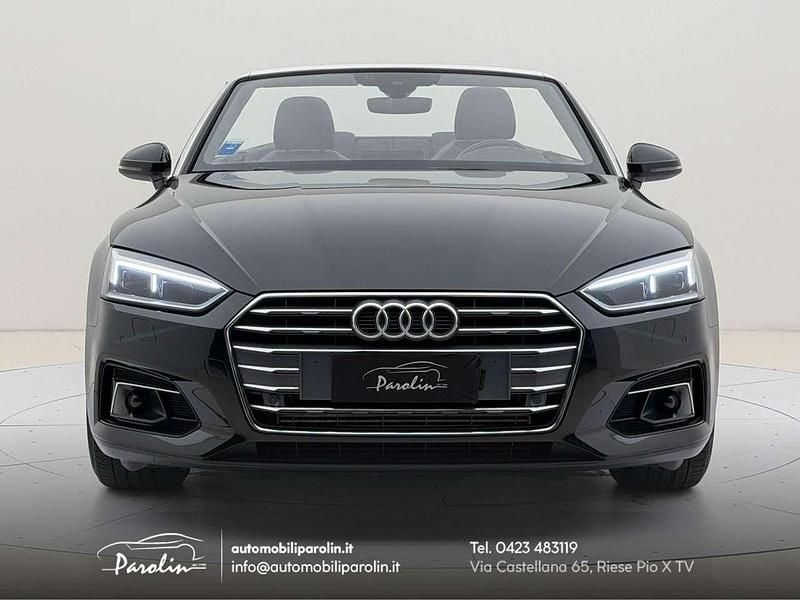 Usata Audi A5 Cabriolet Business 190 CV (139 kW) 2019 Nero mythos Cabrio