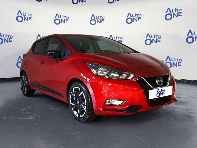 Usata Nissan Micra Acenta 92 CV (67 kW) 2022 Rosso Utilitaria