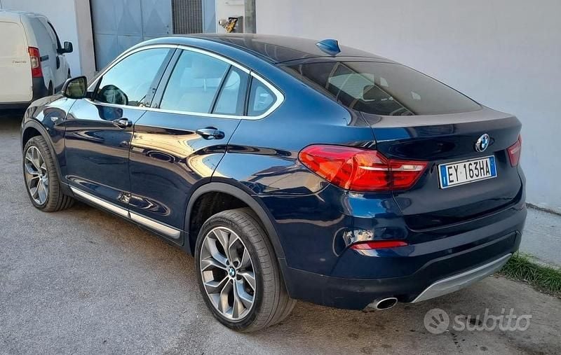 Usata BMW X4 xLine 190 CV (139 kW) 2015 Blu SUV