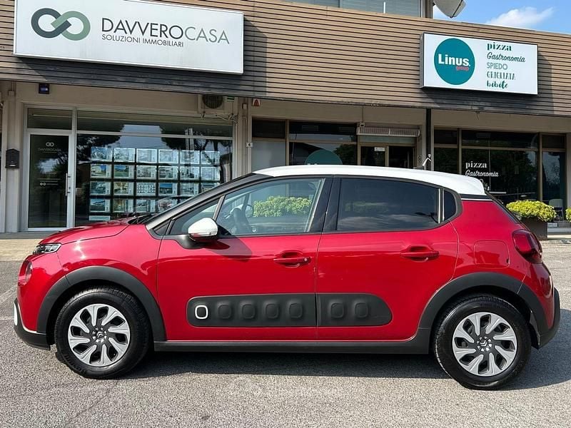 Usata Citroën C3 PureTech 82 CV (60 kW) 2017 Rosso Berlina