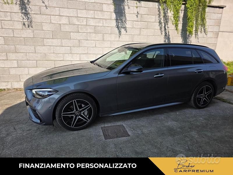 Usata Mercedes C300e Premium Plus 204 CV (150 kW) 2022 Grigio Station wagon