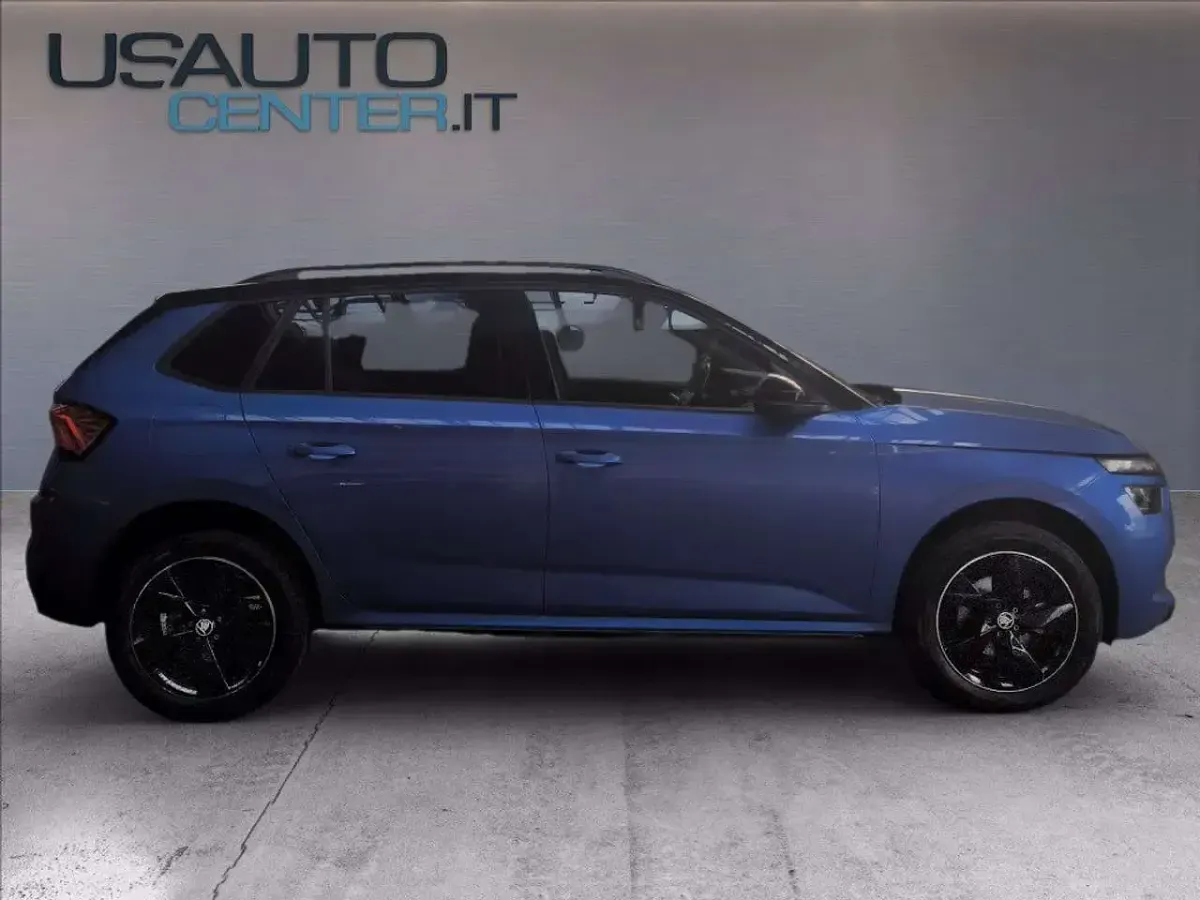 Usata Skoda Kamiq Monte Carlo 150 CV (110 kW) 2023 Blu race metallizzato nero tul SUV