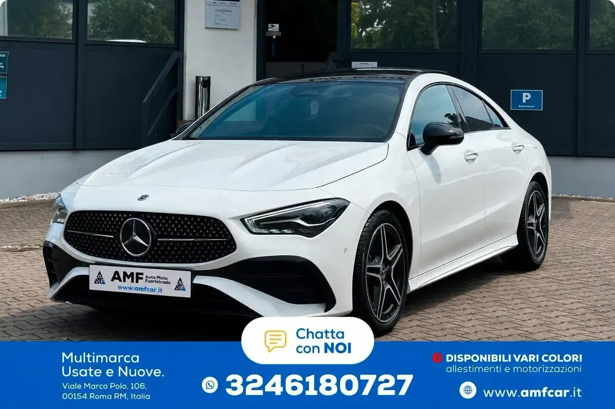 Usata Mercedes CLA200 AMG 163 CV (119 kW) 2024 Bianco Coupé