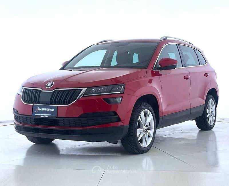Usata Skoda Karoq Executive 116 CV (85 kW) 2021 Rosso SUV