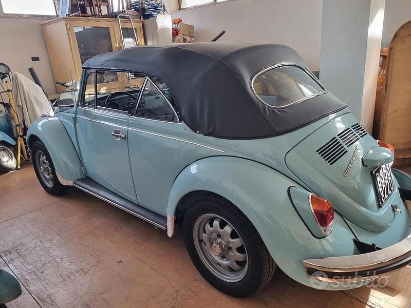 Usata VW Beetle Cabriolet 1970 Blu Cabrio