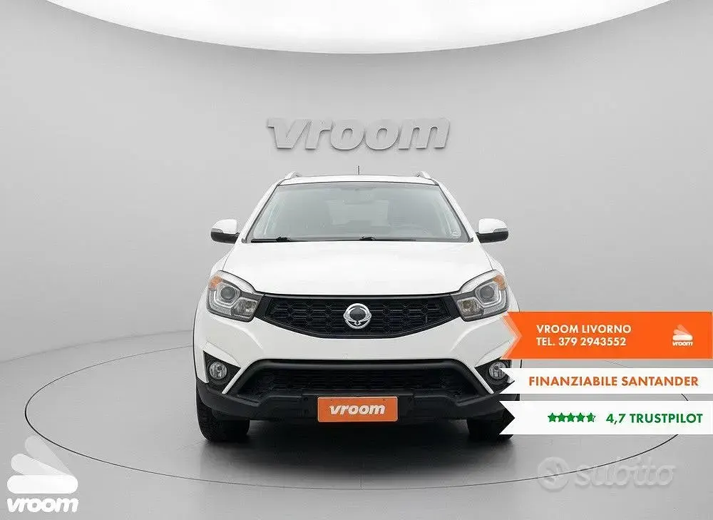 Usata SsangYong Korando Limited 148 CV (108 kW) 2015 Bianco SUV