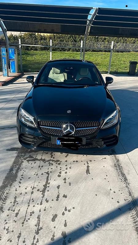 Usata Mercedes C220 Premium Plus 194 CV (142 kW) 2018 Nero Coupé