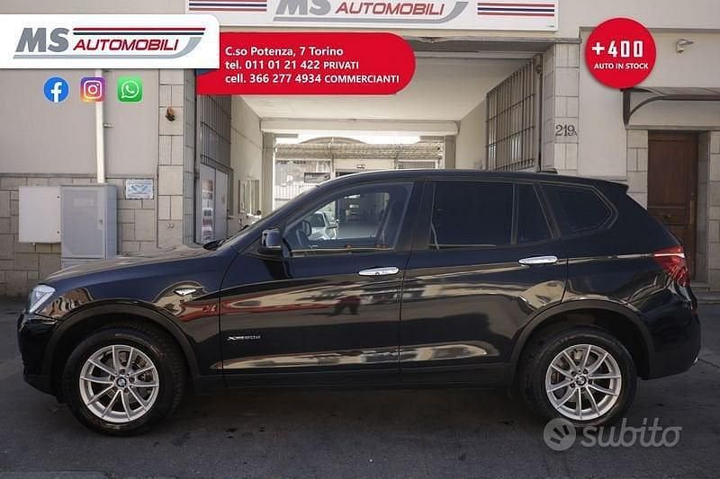 Usata BMW X3 xLine 190 CV (139 kW) 2016 Nero SUV