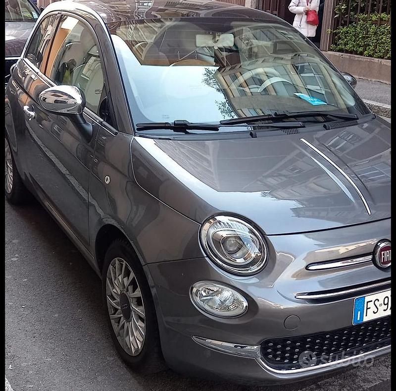 Usata Fiat 500 Lounge 69 CV (50 kW) 2018 Grigio Berlina