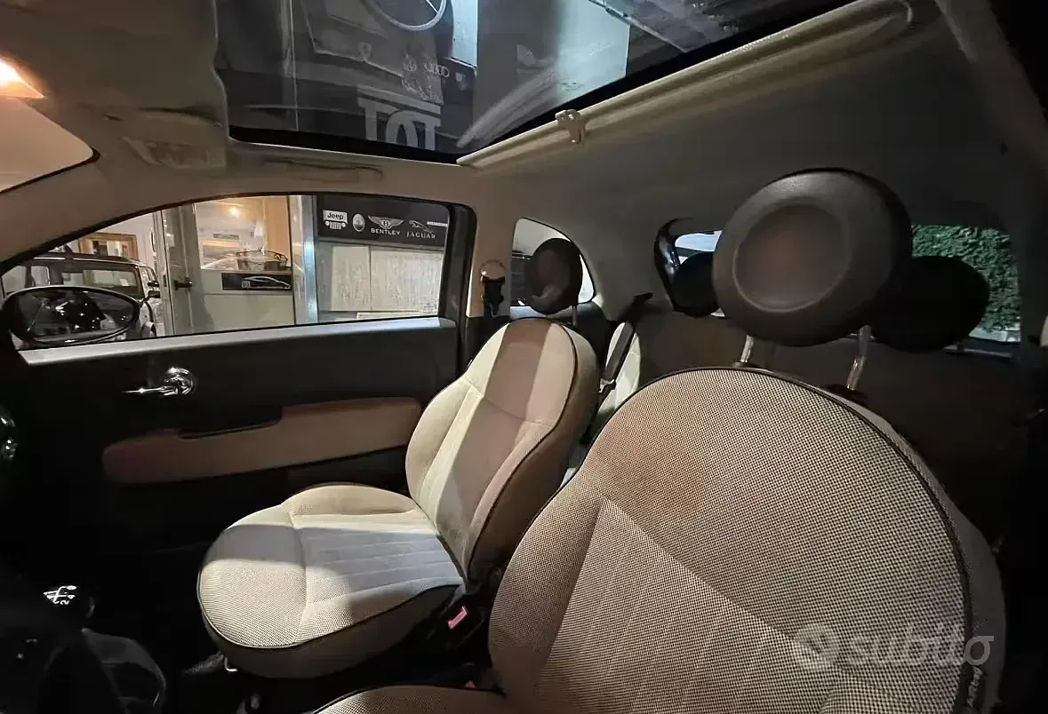 Usata Fiat 500 Lounge 69 CV (50 kW) 2013 Grigio Berlina