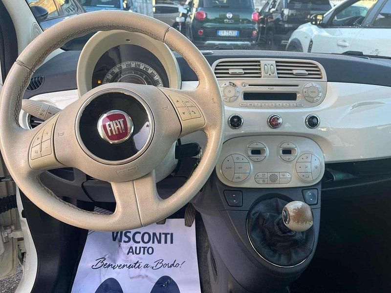 Usata Fiat 500 95 CV (69 kW) 2010 Bianco Utilitaria
