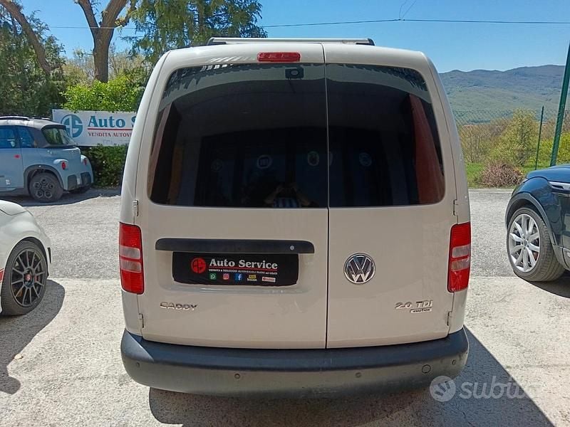 Usata VW Caddy 110 CV (80 kW) 2014 Bianco Monovolume