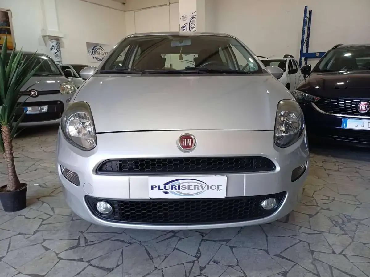Usata Fiat Punto Lounge 69 CV (50 kW) 2013 Argento Utilitaria