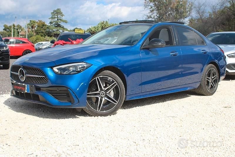 Blu Usata 2023 Mercedes C300e Premium Tre volumi | 47.990 € (Super prezzo) - Immagine 1/4