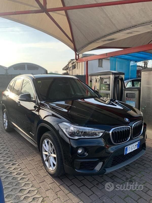 Usata BMW X1 150 CV (110 kW) 2018 Nero SUV
