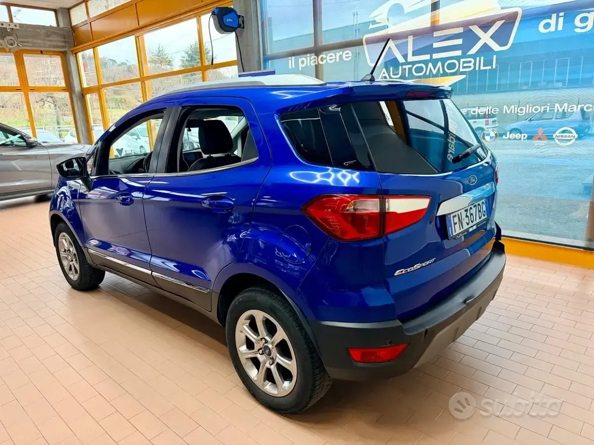 Usata Ford Ecosport 99 CV (72 kW) 2018 Blu SUV