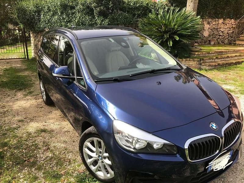 Usata BMW 218 Gran Tourer Advantage 150 CV (110 kW) 2019 Blu/azzurro Monovolume