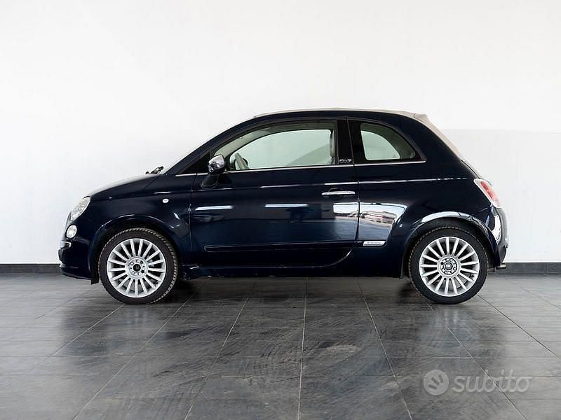Usata Fiat 500C Lounge 75 CV (55 kW) 2010 Blu Cabrio