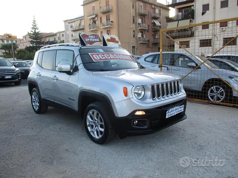 Usata Jeep Renegade Limited 140 CV (102 kW) 2015 Grigio SUV