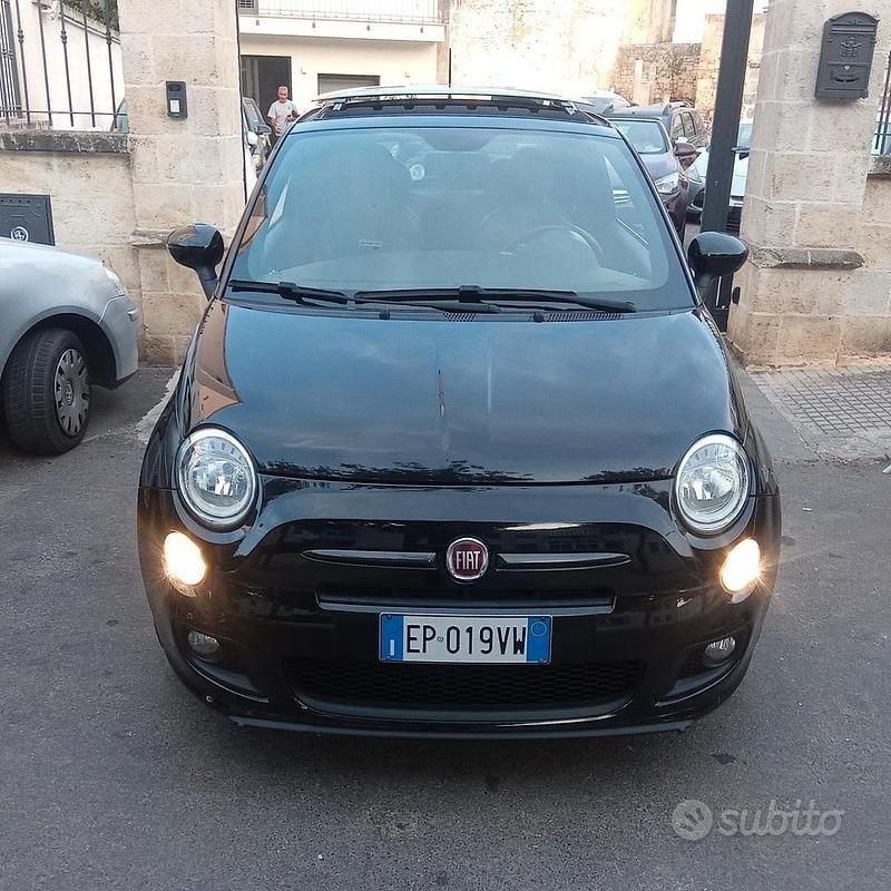 Usata Fiat 500S Lounge 69 CV (50 kW) 2013 Nero Utilitaria
